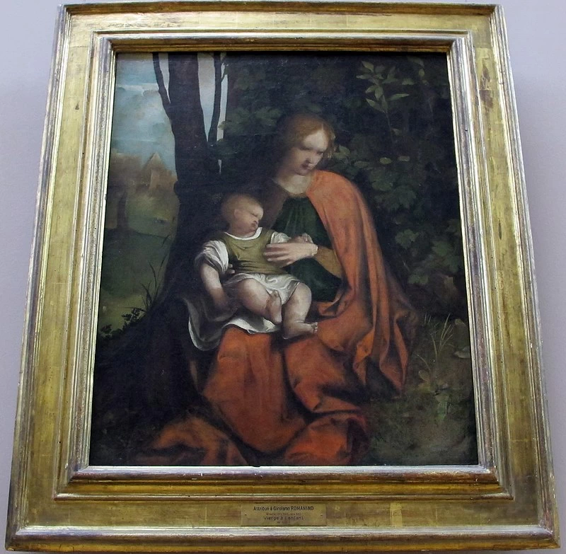 Il Romanino-120-Madonna col Bambino-Louvre
